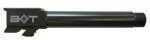 Backup Tactical Threaded Barrel 9MM For Glock 19 Black Finish Ships with DIAMONDS-BLK Color Matching Pro