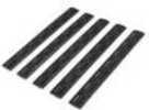 Bravo Company MCMR Rail Panel Kit Black MLOK Compatible 5.5" 5 pack BCM-MCMR-RP-BLK-5