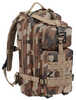 Bulldog Cases Bdt Day Pack Backpack 18"x10"x10" Nylon Throwback Camo Bdt410tbc