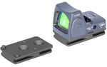 Badger Ordnance C1 12 O'clock Top Optical Platform Fits Trijicon Rmr For Use With C1 Arc Anodized Finish Black 700-13b