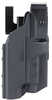 BlackPoint Tactical Slick Dity Light Holster with Hood Outside Waistband Duty Holster Fits GLOCK 19/45 with Light Right 