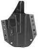 Bravo Concealment BCA OWB Holster 1.5" Belt Loops Fits Glock 17/31/32/47 Right Hand Black Polymer Does not