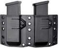 Bravo Concealment Magazine Pouch Double 1.5" Belt Loops Size Small Fits G43 And M&p Shield Magazines Ambidextrous Polyme