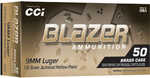 CCI 5239 Blazer Handgun 9mm 115Gr Jacketed Hollow Point 50 Per Box/10 Case