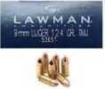9mm Luger 50 Rounds Ammunition CCI 124 Grain Full Metal Jacket