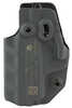 Crucial Concealment Covert IWB Inside Waistband Holster Ambidextrous Fits S&W Bodyguard 2.0 Kydex Construction Black 151