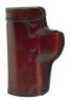 Don Hume H715M Clip-On Holster Inside The Pant Fits Colt Officer With 35" Barrel Right Hand Brown Leather J168022R