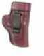 Don Hume H715M Clip-On Holster Inside The Pant Fits Glock 26 Right Hand Brown Leather J168038R