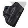 Desantis Mini Scabbard Belt Holster Fits Glock 43 with Streamlight TLR6 Right Hand Black Leather 019BA0CZ0