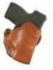 Desantis Mini Scabbard Belt Holster, Fits Glock 43, Right Hand, Tan Leather 019Ta8BZ0