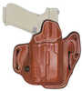 DeSantis Gunhide Vengeance Scabbard #201 Light Bearing OWB Holster Leather Right Hand Tan Fits Glock 19/23/32/45/19X/19 