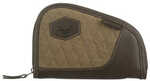 Evolution Outdoor President Series Pistol Case Fits Most Handguns Up To 8" Cotton Duck Canvas And Brown Fleece Lining Co