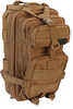 Evolution Outdoor Assault Pack Tactical Backpack Polyester Padded Straps MOLLE Webbing Hook and Loop Panel Coyote 51315-