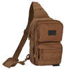 Evolution Outdoor Shoulder Sling Pack Tactical Bag Polyester Padded Shoulder Strap Adjustable MOLLE Webbing Coyote 51316
