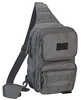 Evolution Outdoor Shoulder Sling Pack Tactical Bag Polyester Padded Shoulder Strap Adjustable MOLLE Webbing Gray 51317-E