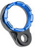 Fortis Manufacturing Inc. Light Weight K1 Castle Nut and End Plate Black and Blue Anodized Finish LE-BLK-K1-BLU