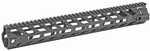 Fortis Manufacturing Inc. Rev II 15.3" Free Float Handguard Mlok Fits AR-15 Black 