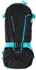 Grey Ghost Gear Apparition SBR Bag Backpack Can Fit a 10.5" or Shorter SBR Solid Black with Cyan Zips 27" Height Without