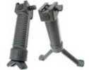 Grip Pod Black Steel Reinforced Legs Picatinny GPS02