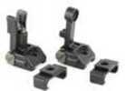 Griffin Armament M2 Sights Front/Rear Folding Fits Picatinny Rails Matte Finish Includes 12 OClock Bases GAM2S