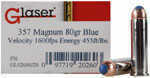 357 Magnum 20 Rounds Ammunition Glaser 80 Grain Hollow Point