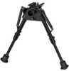 Harris Engineering Bipod Rotating Black Leg Notch 6"-9"  