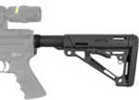 Hogue Grips OverMolded Collapsible Stock Assembly Fits AR-15/M16 Includes Mil-Spec Buffer Tube and Hardware Black Finish