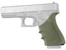 Hogue HandAll Beavertail Grip Sleeve OD Green Fits Glock 17 17MOS 17L 22 35 35MOS 34 34MOS 31 37 