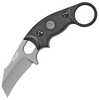 Hogue EX-F03 Sig Tactical Fixed Blade Knife Gray Cerakote Finish Hawkbill 2.25" G10 Solid Black Scales with Sig Medallio