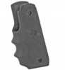 Hogue Overmolded Rubber Grip Panels Finger Grooves Slate Gray Fits Ruger 22/45 79082