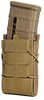 High Speed Gear X2R Magazine Pouch Fits (2) AR-15 Magazines Nylon/Thermoplastic Construction Coyote 242R00CB