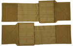 Haley Strategic Partners Thorax Cummerbund and Side Entry Panel Set Molle Dual Layer Woven Elastic Medium Coyote Brown T