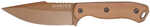 KABAR Becker Harpoon 4.562" Fixed Blade Knife Drop Point Plain Edge 1095 Cro-Van Polymer Handle with Celcon Sheath BK18