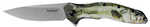 Kershaw Shoreline Assisted Folding Knife 3" Drop Point Blade 8Cr13MoV Blade Steel 7.15" Overall Length Silver Stonewash 
