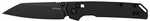 Kershaw Iridium Folding Knife 3.45" Reverse Tanto Blade D2 Blade Steel 7.95" Overall Length DuraLock Oxide Finish Black 