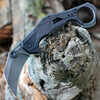 Kershaw Outlier Assisted Open Folding Knife 2.6" Karambit Blade Plain Edge 8cr13mov Steel Blackwash Finish Handle