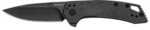 Kershaw Radar Folding Knife Flipper Assisted Opening Plain Edge 8Cr13MoV Steel Blackwash Finish Stainless Handle 2