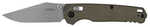 Kershaw Bel Air Folding Knife 3.05" Clip Point Plain Edge CPM MagnaCut Blade Steel 7.25" Overall Length DuraLock Stonewa