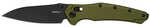 Kershaw Bareknuckle Folding Knife 3.50" Sheepsfoot Blade CPM MagnaCut Blade Steel 8.24" Overall Length PVD Finish Black 