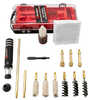 Kleen-Bore Multi-Kit Cleaning Kit 3 Heavy Duty Nylon Bristle Bore Brushes: .357/.38/9MM - .40/10MM .45 Cotton
