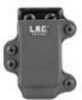 L.A.G. Tactical Inc. Single Pistol Magazine Carrier Fits Most Stack 9/40 Slim Magazines Kydex Black Finish 34001