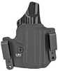 L.A.G. Tactical Inc. Defender Series OWB/IWB Holster Fits S&W M&P Shield 380 EZ Kydex Right Hand Black Finish 4060