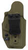 L.A.G. Tactical Inc. Liberator MK II Inside or Outside Waistband Holster Ambidextrous Fits Sig P365 X-Macro Flat Dark Ea