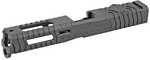 LanTac USA LLC Razorback Stripped Slide Black Nitride For Glock 17 Gen1-3 Includes RMR Cut and Plate 