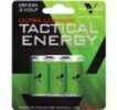 Viridian Weapon Technologies Battery CR123A Lithium 3/Pack Green VIR-CR123-3