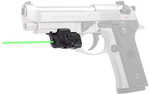 LaserMax Lightning Universal Rail Mounted Green With GripSense Technology Matte Black Housing