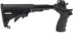 Mesa Tactical LEO Recoil Stock Kit Black Features a lowered elevation allowing the use of iron sights or eve
