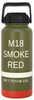 Mission First Tactical Mission First Tactical M18 Red Smoke Drinkware Bottle 32 Oz Green Dm18r-32
