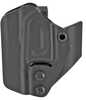Mission First Tactical Minimalist Inside Waistband Holster Ambidextrous Fits Glock 42/43 Black Kydex Includes 1.5" Belt
