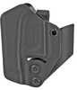 Mission First Tactical Minimalist Inside Waistband Holster Ambidextrous Fits Glock 17/19/22/23 Black Kydex Includes 1.5